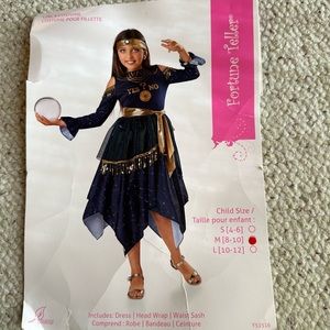 Fortune Teller Kids Costume Size Medium 8-10